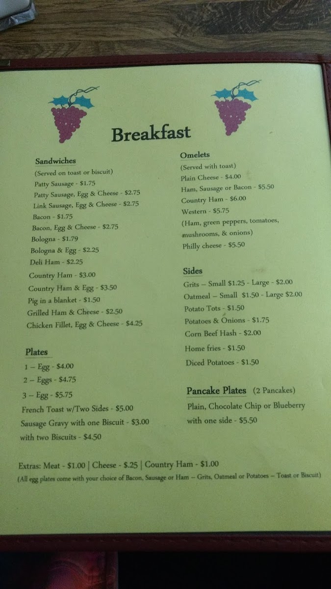 Menu Grapevine Cafe-3