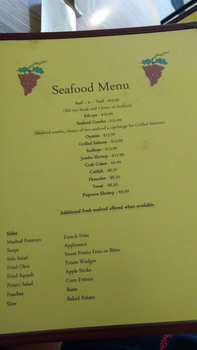 Menu Grapevine Cafe-4