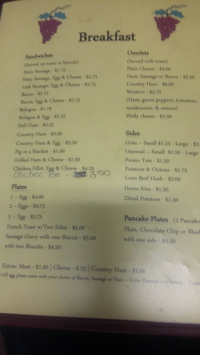 Menu Grapevine Cafe-5